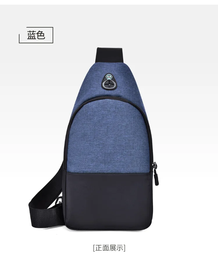 shoulder bag men and women color nylon outdoor leisure chest bag Waist Packs
