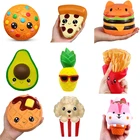 Милый попкорн картошки фри панда Мягкий торт олень молоко сжимаемые игрушки медленно Восстанавливающий форму крем антистресс сжимаемые игрушки для детей Детский Харизма подарки