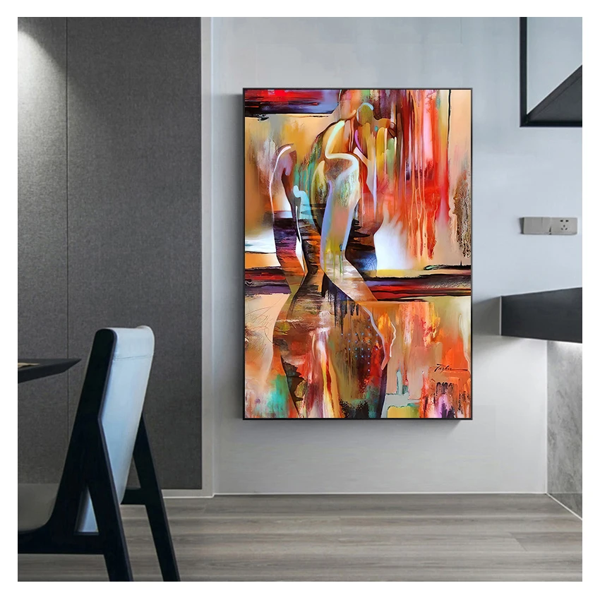 Женский плакат настенные картины Современное украшение для дома спальни без