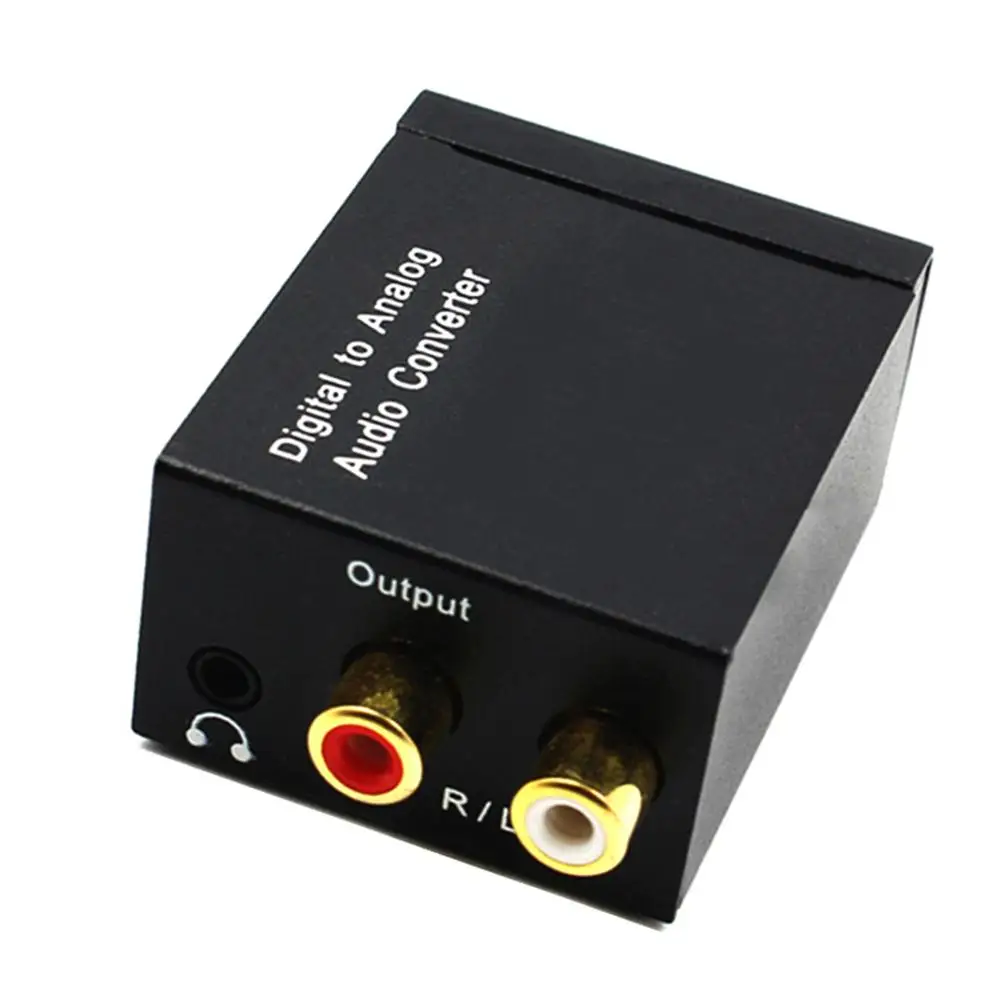 Оптический цифровой стерео аудио SPDIF Toslink коаксиальный сигнал в аналоговый