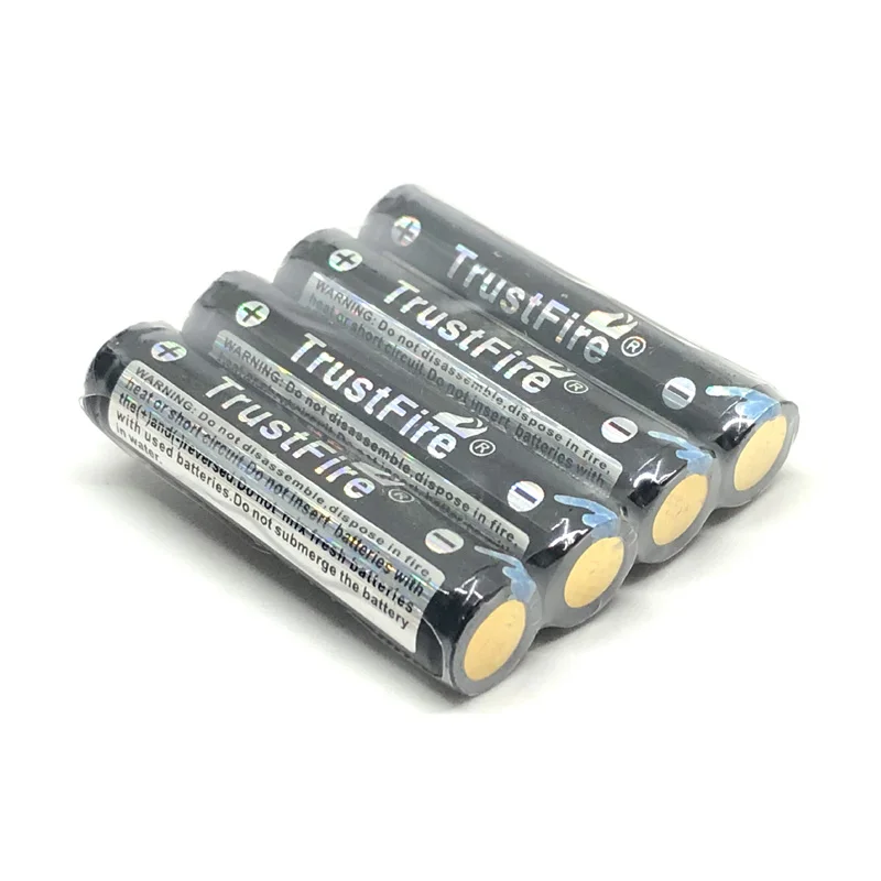 

TrustFire 10440 Battery 3.7V TF 10440 600mah Li-ion Rechargeable Lithium Batteries for LED Flashlights Torch