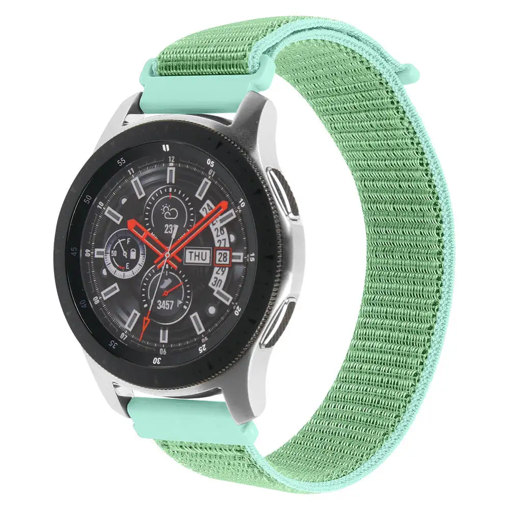 Нейлоновый ремешок для спортивных часов 22 мм ремешок для часов для samsung Galaxy watch 46 мм/gear s3 браслет для huawei Watch GT/Amazfit GTR 47 мм