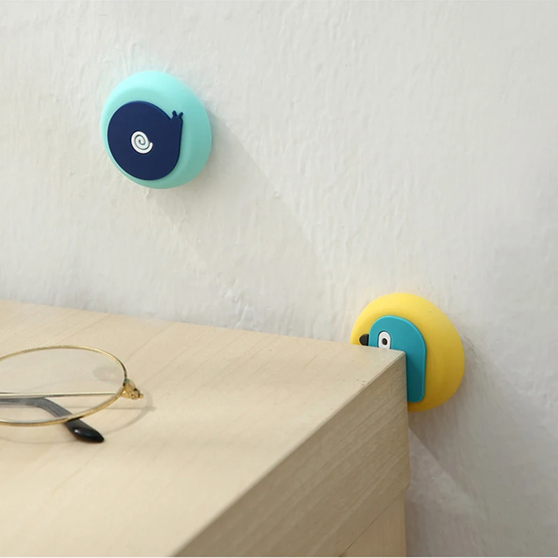 Мультяшные силиконовые накладки на ручку дверной ручки самоклеящиеся защитные