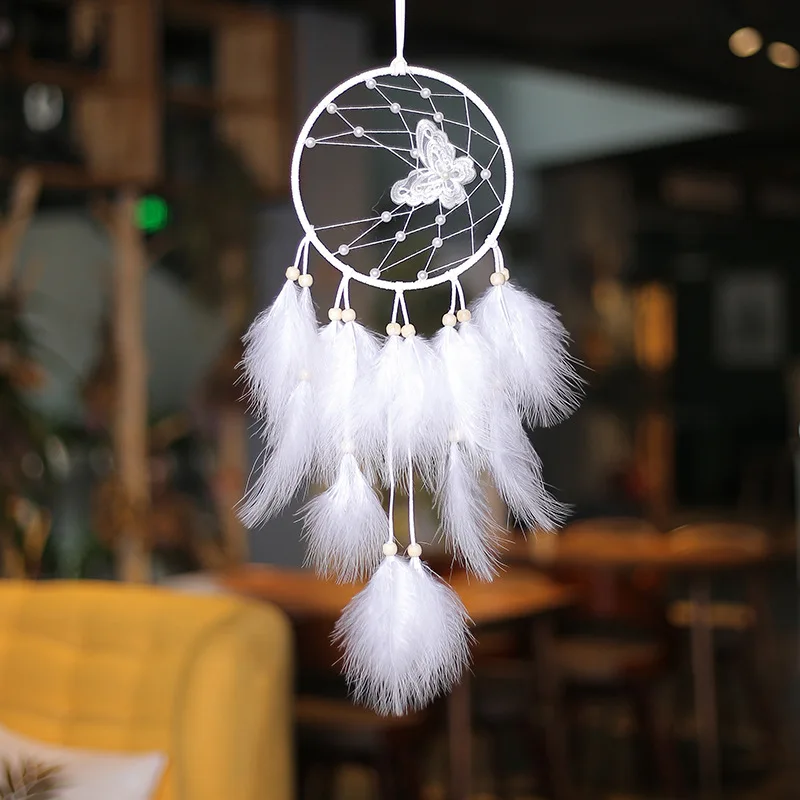 

Butterfly LED Lights Feather Leds Light Indoor Holiday Cute Sweet Weave Pendant Decors for Friend Birthday Gift Fashion Luz Led