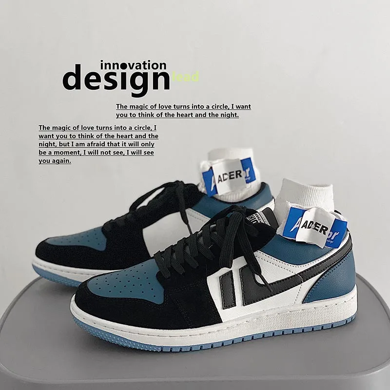 

2021 Spring New Men's Shoes Stylish Sneaker Casual Shoes Student Sneakers Flat Shoes