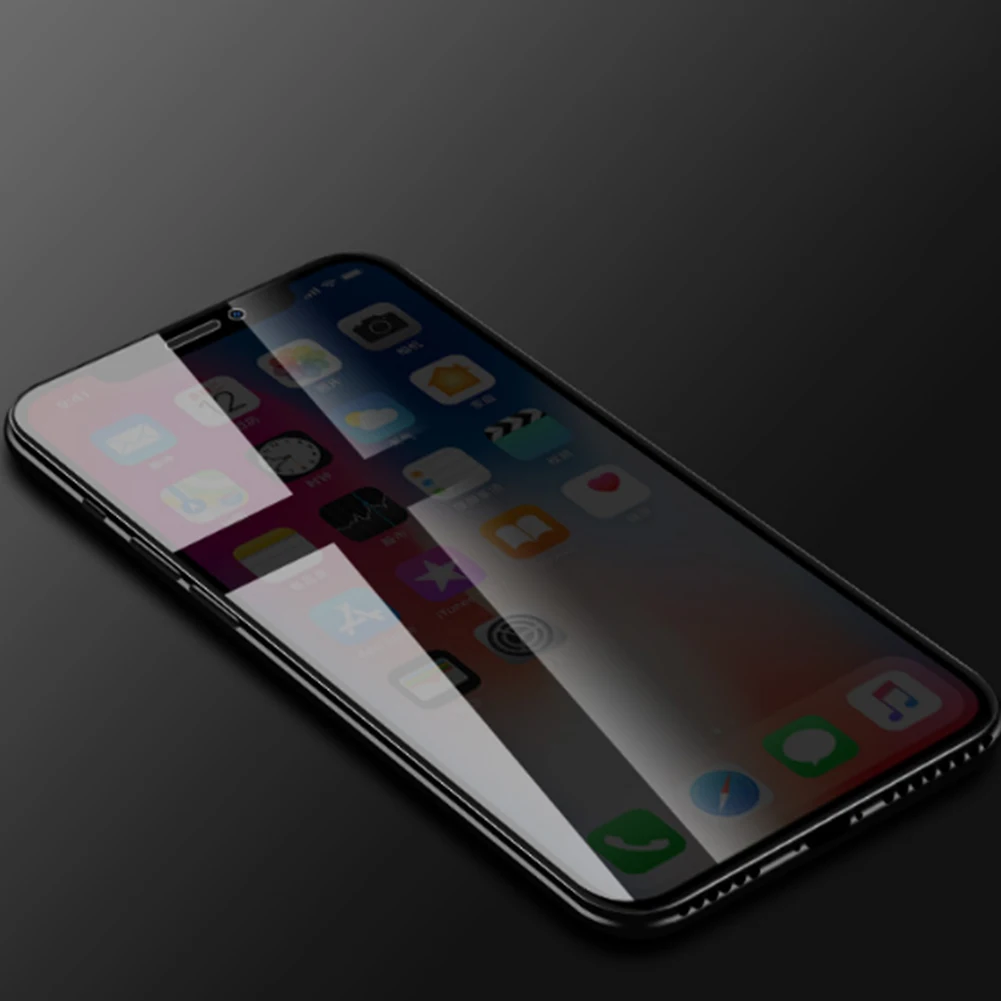 Закаленное стекло Защита экрана конфиденциальности для iPhone X XS MAX XR 8 7 Plus защита от