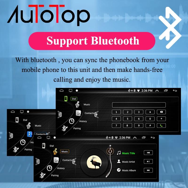 Автомагнитола AUTOTOP 2DIN IPS Android 10 0 для Audi A3 2013-2018 GPS-навигация Wi-Fi Bluetooth Mirrorlink рулевое