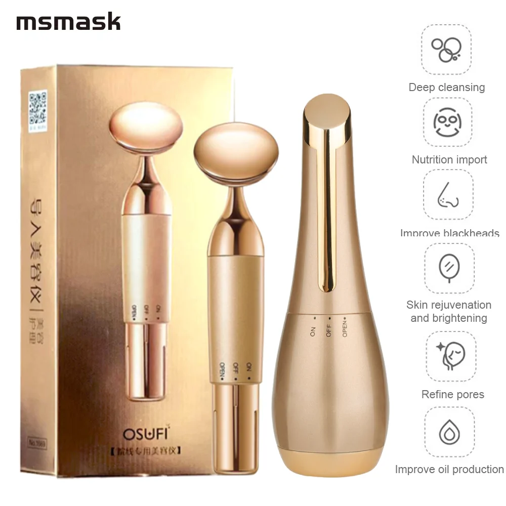 

Ultrasonic Slim Lift Tighten Face Beauty Lnstrument Skin Scrubber Cleanser Face Cleaning Acne Removal Skin Tightening Massager