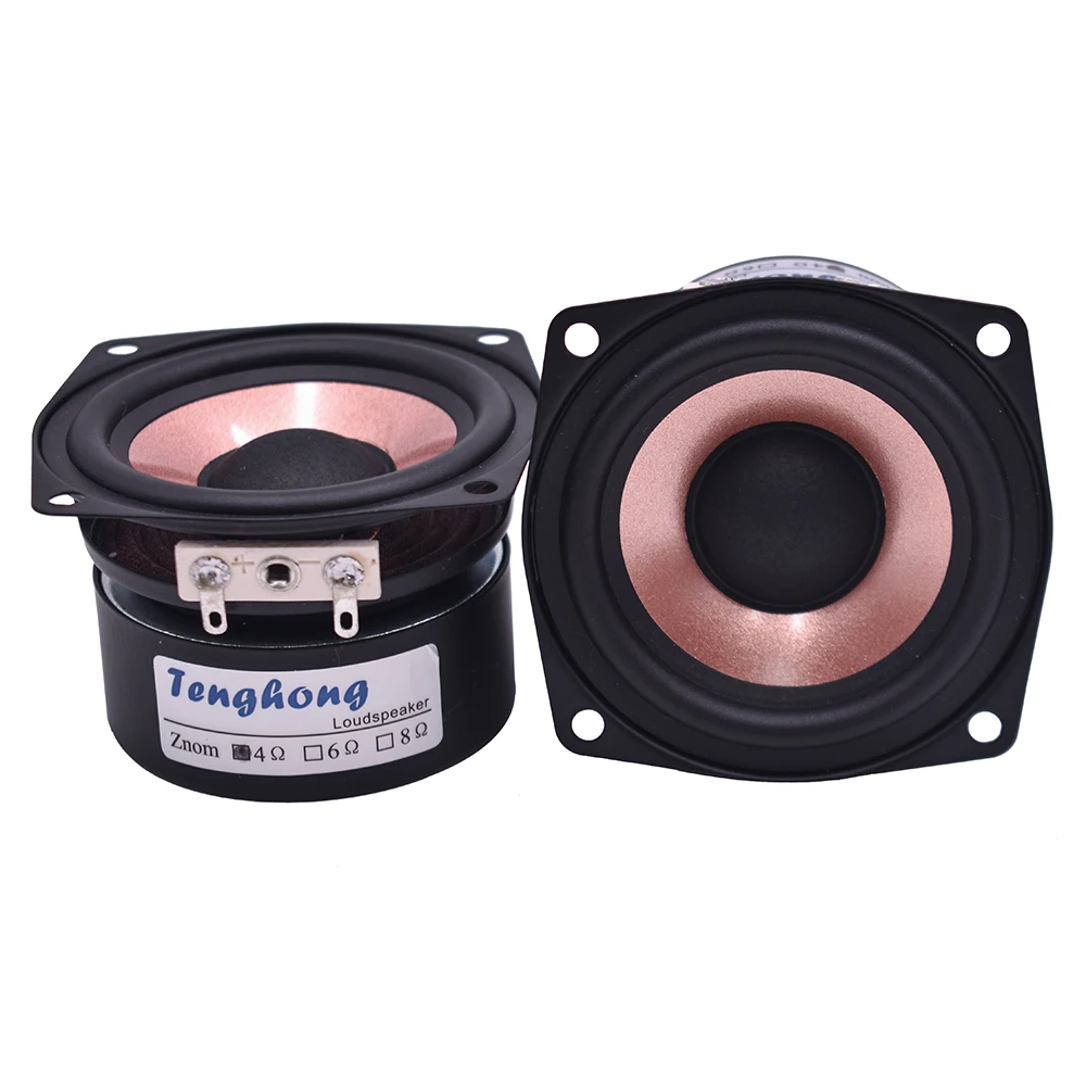 Tenghong 1 шт. 4 Ом 8 2 5 дюймовый мощный полночастотный динамик AS 25QF01 HIFI