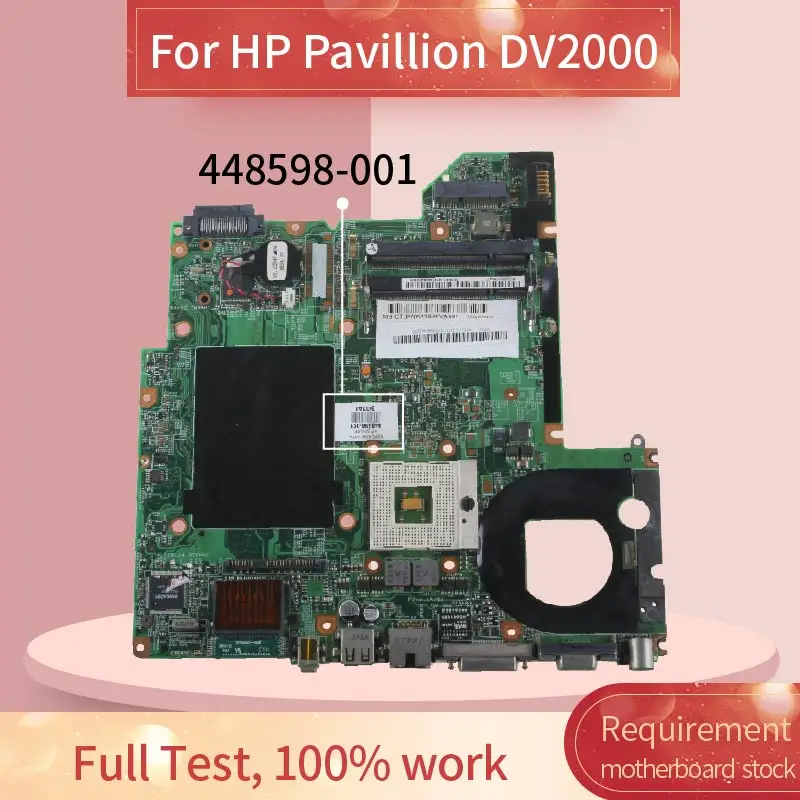 Материнская плата для ноутбука HP Pavillion DV2000 448598 001 501 материнская 417112 965|Материнские