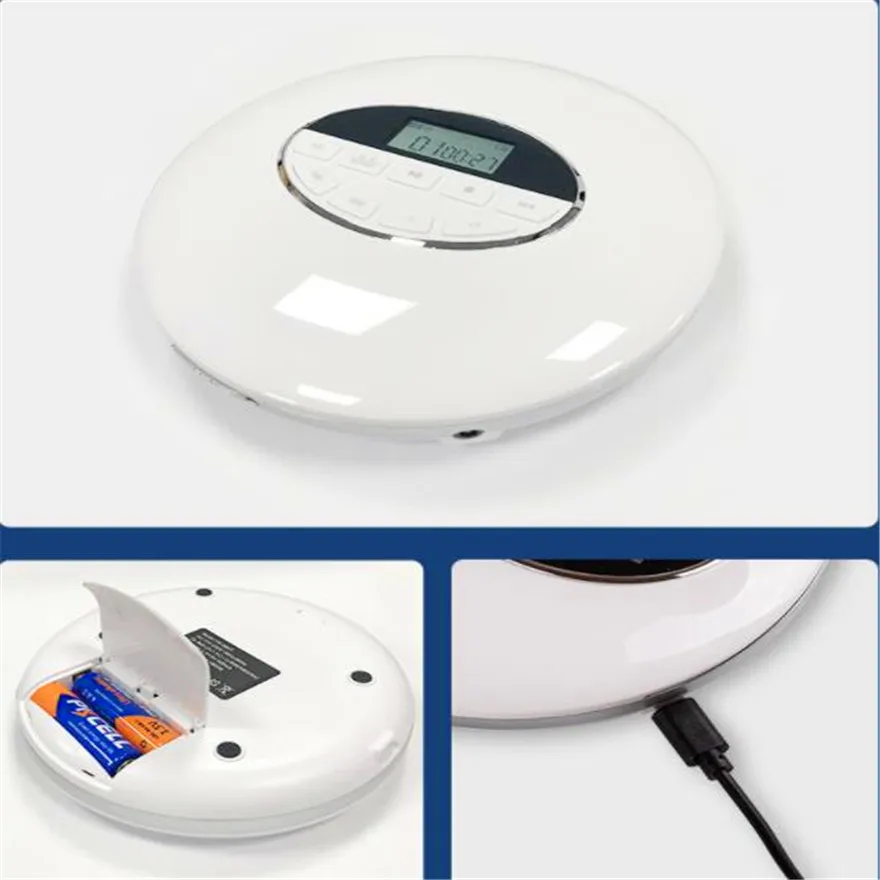 Cd-плеер Walkman портативный Discman Cdplayer Hifi для автомобильной музыки Hi-Fi диск Bluetooth