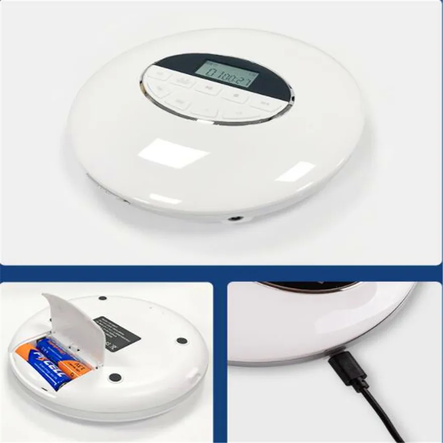 Cd-плеер Walkman портативный Discman Cdplayer Hifi для автомобильной музыки Hi-Fi диск Bluetooth один