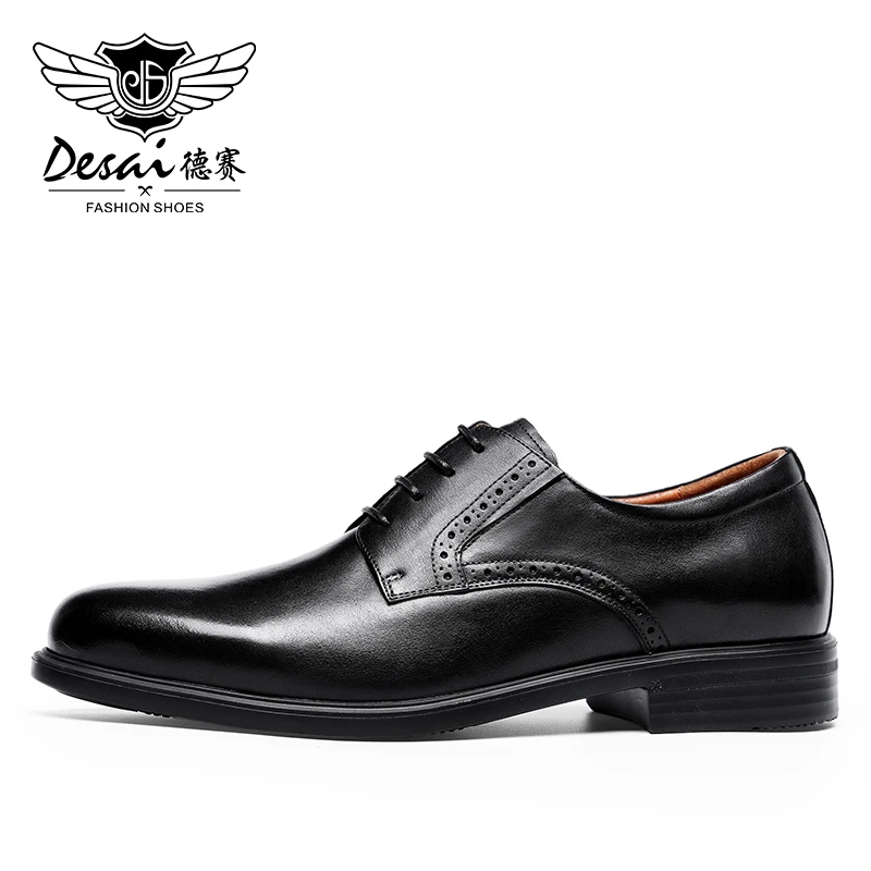 DESAI/Мужская обувь Мужские модельные туфли из натуральной кожи Свадебная для