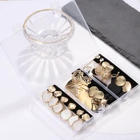 10pcssets box korean statement earrings for women geometric gold dangle drop earrings 2021 trend fashion kolczyki jewelry gifts
