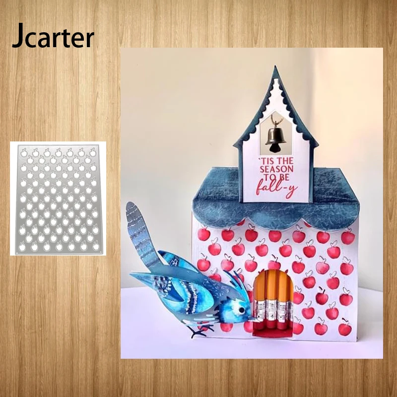 

Rectangle Apple Background Metal Cutting Dies Craft Cut Die Stencil Scrapbooking Handmade Paper Make Album Model Punch Blade New