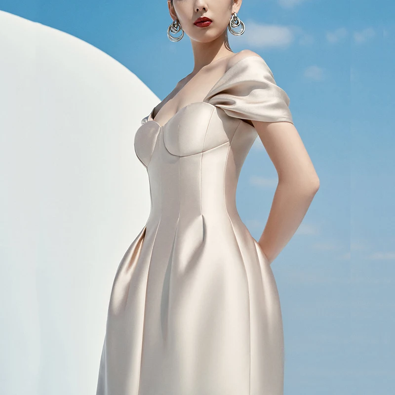 

Bevenccel Fashion Short Sleeve Women Long Dress Sexy V Neck Red Beige Off Shoulder Summer Maxi Dress Celebrity Party Dress