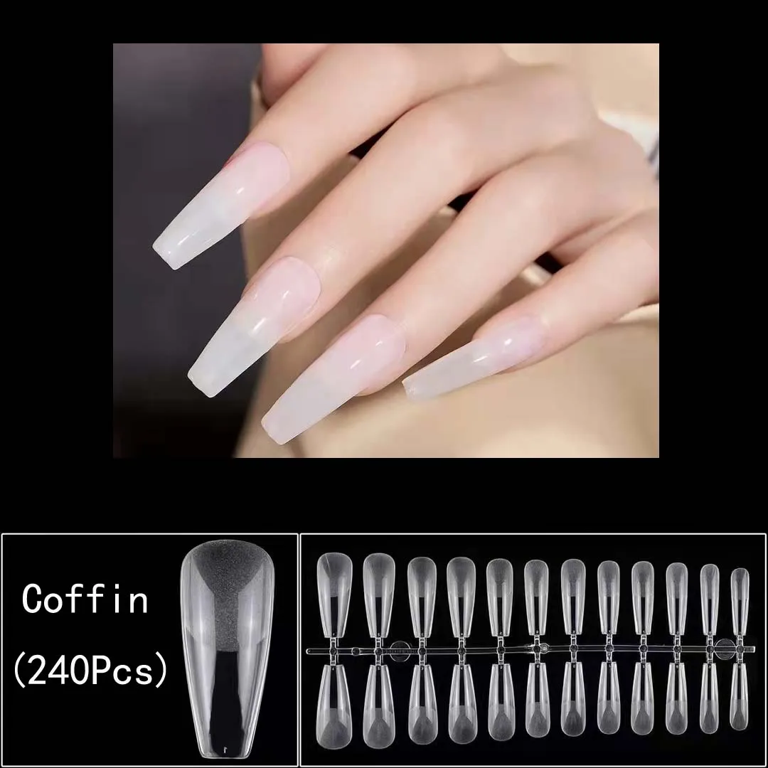 Накладные Типсы для дизайна ногтей накладной гель X накладные ногти полное