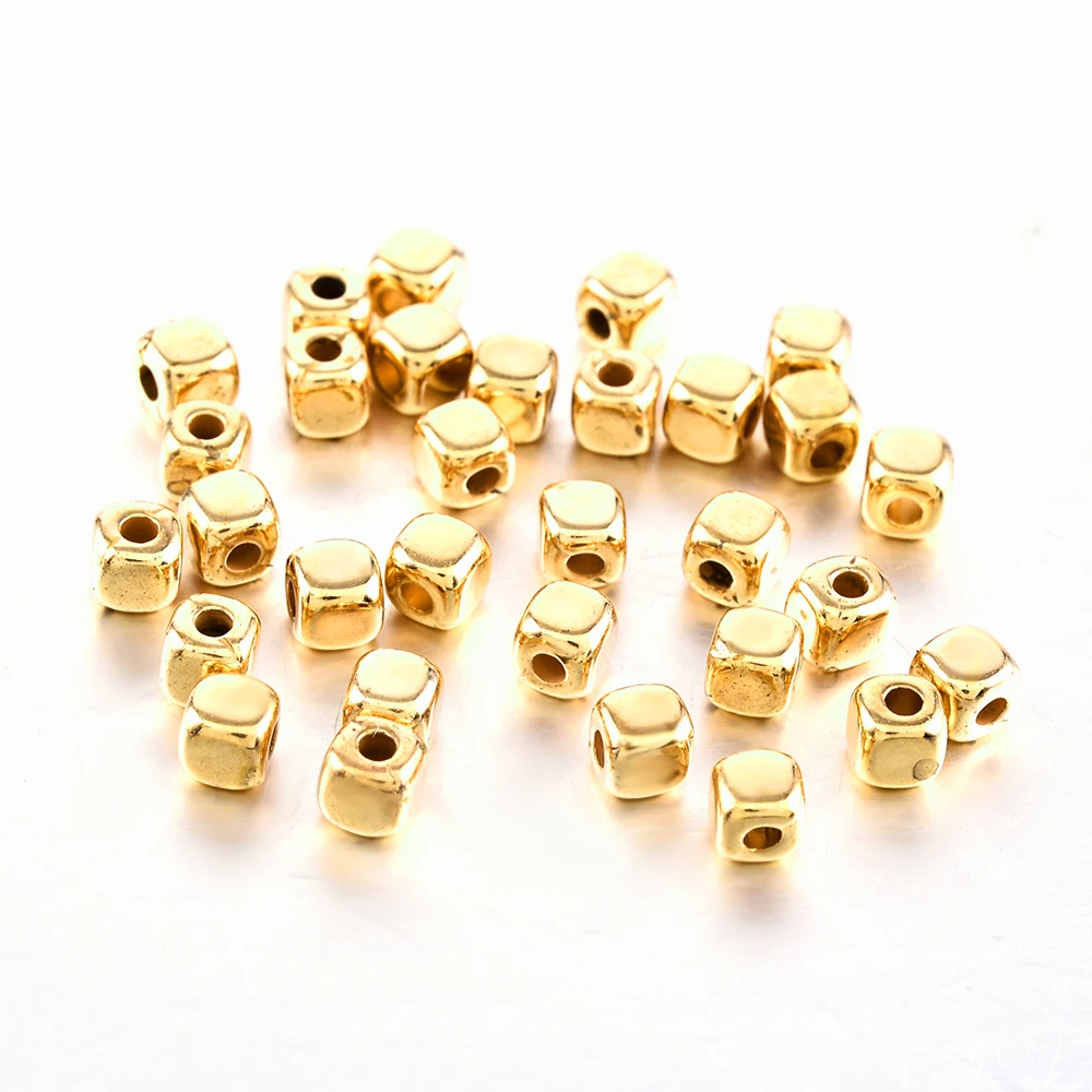 

3mm 4mm 300/500pcs Square Bulk Loose Spacer Beads Seed for DIY Bracelet Necklace Anklet Jewelry Making