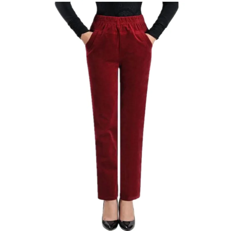 Новые 2021 женские хлопковые вельветовые брюки для девочек на весну и осень с