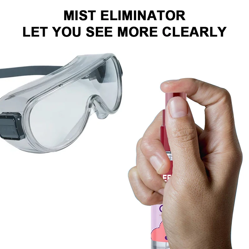 

Hot Glass Coating Spray Anti-Fog Spray Prevents Fogging of Glass or Plastic Window Mirrors Eyeglasses Lenses FQ-ing