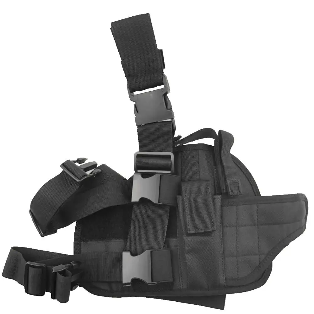 

New Tactical Military Airsoft Pistol Gun Drop Leg Thigh Holster Right Hand Black