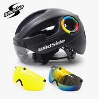 ultralight cycling helmet for men women road mtb mountain bike helmet with lenses casco ciclismo race bicycle helmet equipment