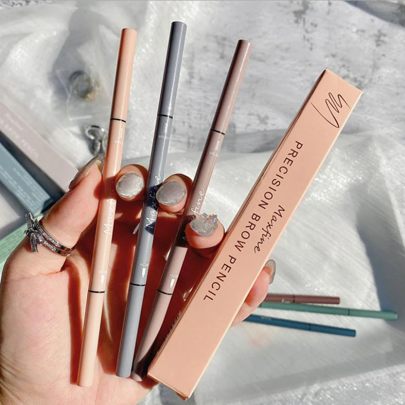 

Ultra Fine Triangle Eyebrow Pencil Precise Brow Definer Long Lasting Waterproof Blonde Brown Eye Brow Makeup 6 Colors