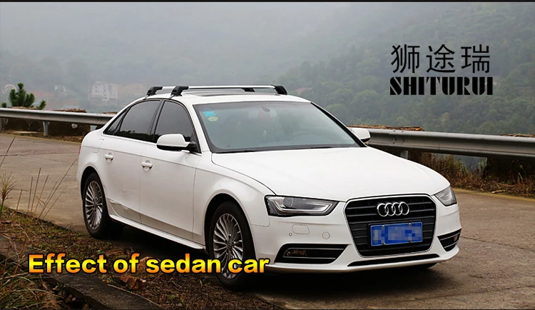 2 шт. для Audi A3 седан хэтчбек Sportback крыша бар специальный ремень из алюминиевого