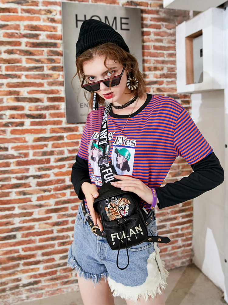 Нагрудная сумка для женщин новинка 2020 универсальная женская мессенджер с