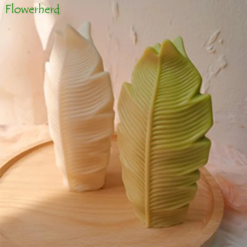 

3D Unique Leaf Shape Candle Mold Diy Creative Tree Leaf Aromatherapy Gypsum Candle Silicone Mold Candle Making Kit Plaster Mold