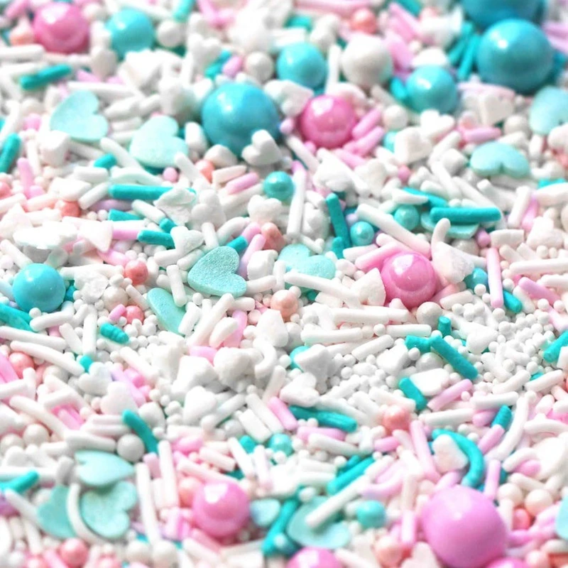 100g 200g 500g съедобные Цвет сахара имитация жемчуга сахарные шарики помадка форма