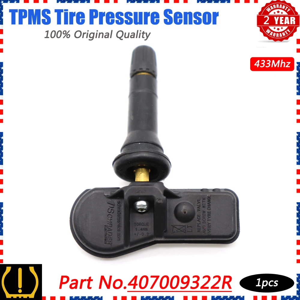 XUAN 1 шт. датчик давления в шинах TPMS 407009322R для Dacia Dokker Duster Логан MCV Sandero II Renault Kangoo Opel