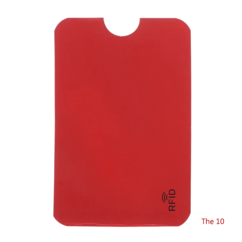 

10PCS Credit Card Protector Secure Sleeve RFID Blocking ID Holder Foil Shield