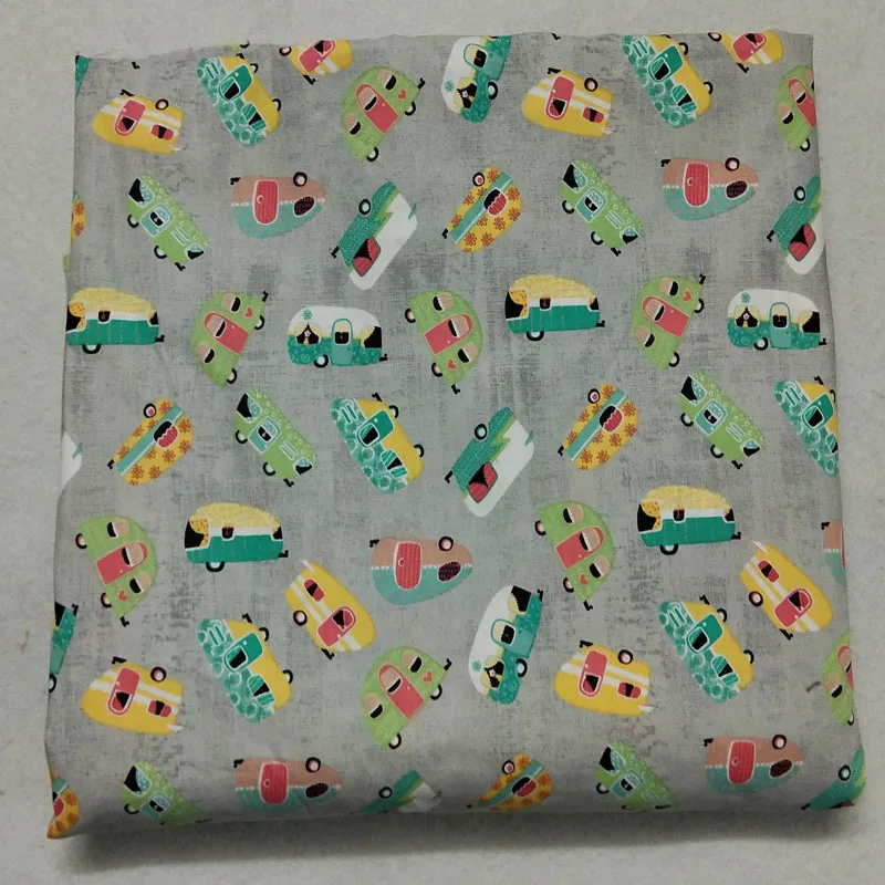 50x105 см цветная хлопковая ткань с принтом злые глаза Лоскутная Ткань для платья