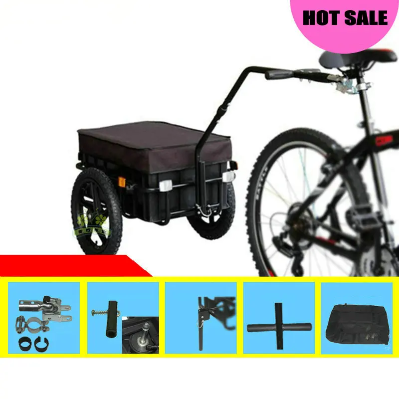 16-дюймовый велосипедный прицеп с чемоданом вместительный закрытый грузовой