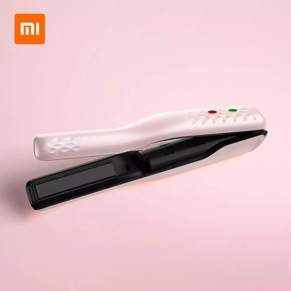 XIAOMI Mijia мини беспроводной выпрямитель для волос Утюг розовый Керамический