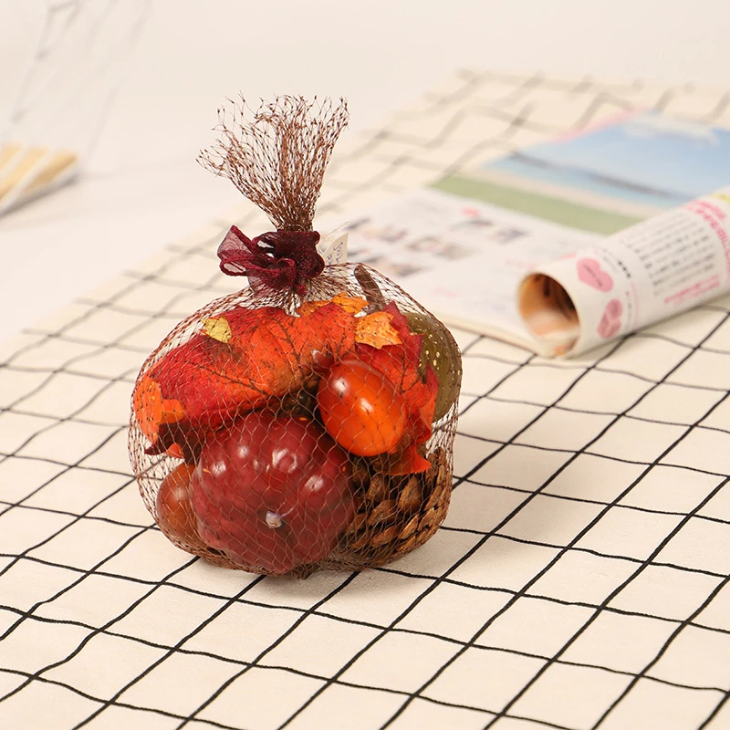 Искусственные цветы на День Благодарения для украшения дома искусственные тыквы