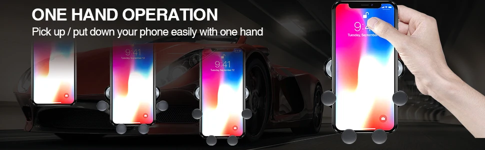 Это один универсальный автомобильный держатель для телефона для IPhone samsung huawei Iottie Easy One Touch Авто Зажимная клипса Держатель подставка