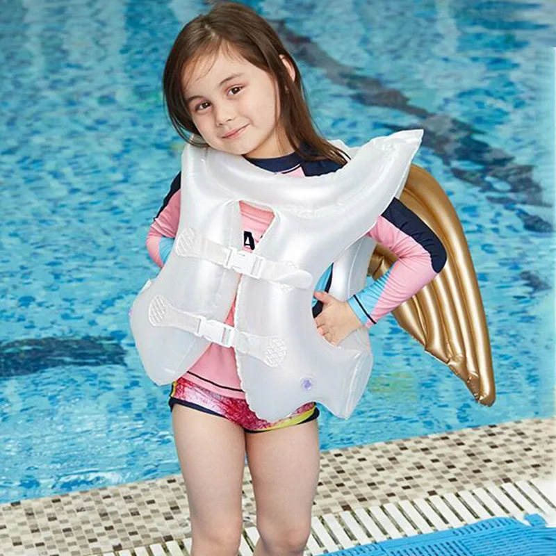 

inflatable swimming ring toys swimming wings floating Buoyancy Rooxin vest Childrens bed inflatable angel Buoyancy pool suit Chi