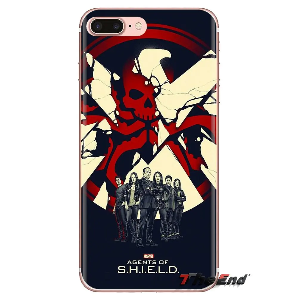 Transparent Soft Covers For Xiaomi Redmi 4A S2 Note 3 3S 4 4X 5 Plus 6 7 6A Pro Pocophone F1 Marvel S.H.I.E.L.D Agents of Shield |