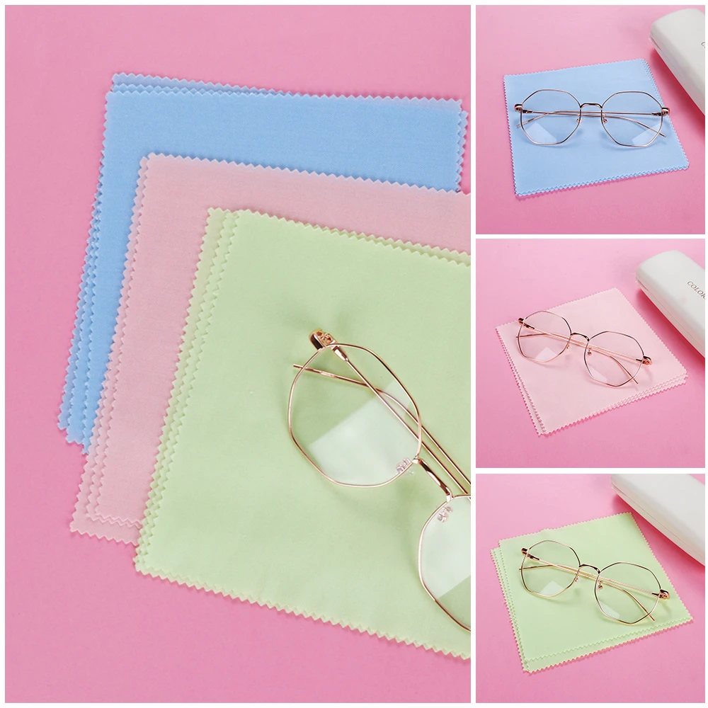 5 шт. салфетки для чистки линз из микрофибры|Чистящие салфетки| |