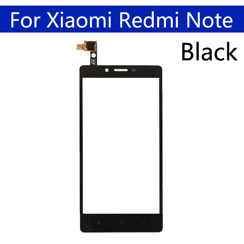 ЖК-экран 5 дюйма для Xiaomi Redmi Note 1 2 3 сенсорный экран ЖК-дисплей стеклянная линза