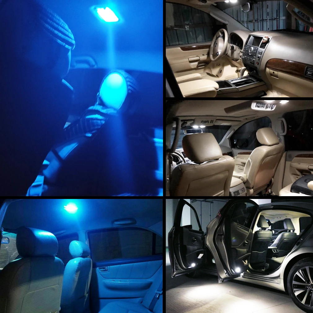 СВЕТОДИОДНЫЙ Автомобильный купольный фонарь C5W C10W 1 шт. 31 мм 36 39 42 6SMD Сверхяркие