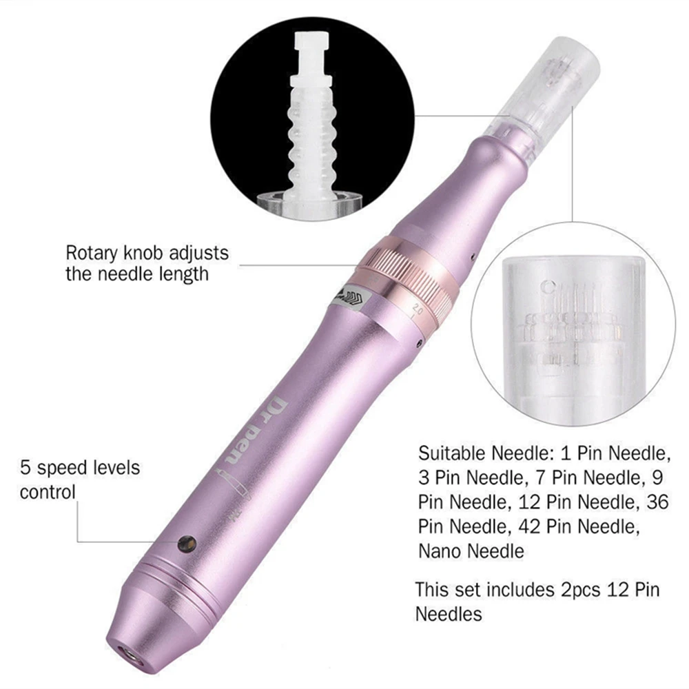 Dr.pen M7C/M7-W Auto Wired/Wireless Professional Derma Pen Electric Treatment Microneedling Skin Care Tattoo Needles Facial Tool | Красота и