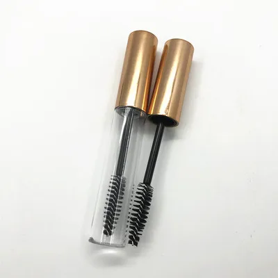 Rose Gold Cap 50pcs 100pcs 10ml Empty Mascara Tubes White/Silver/Gold/Black Cap Eyelash Tube Mascara Bottle Cream Cosmetic Packaging Container - Цвет: Rose Gold Cap