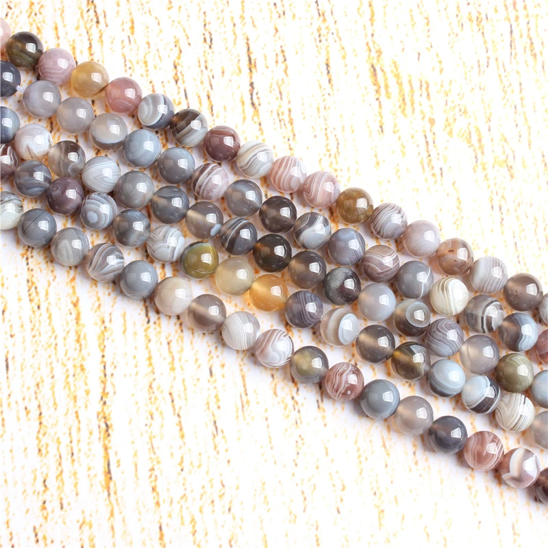 

4 6 8 10 12 mm Persian Gulf Agate Beads Natural Stones Round Loose Beads For Jewelry Making Bracelet Necklace Diy