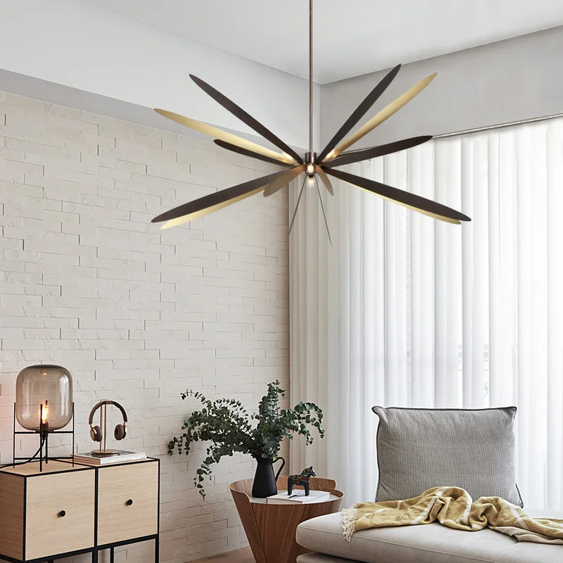 

Nordic Black Dragonfly Art Chandelier Light Luxury Living Room Restaurant Cafe Decoration Designer Interior Lighting