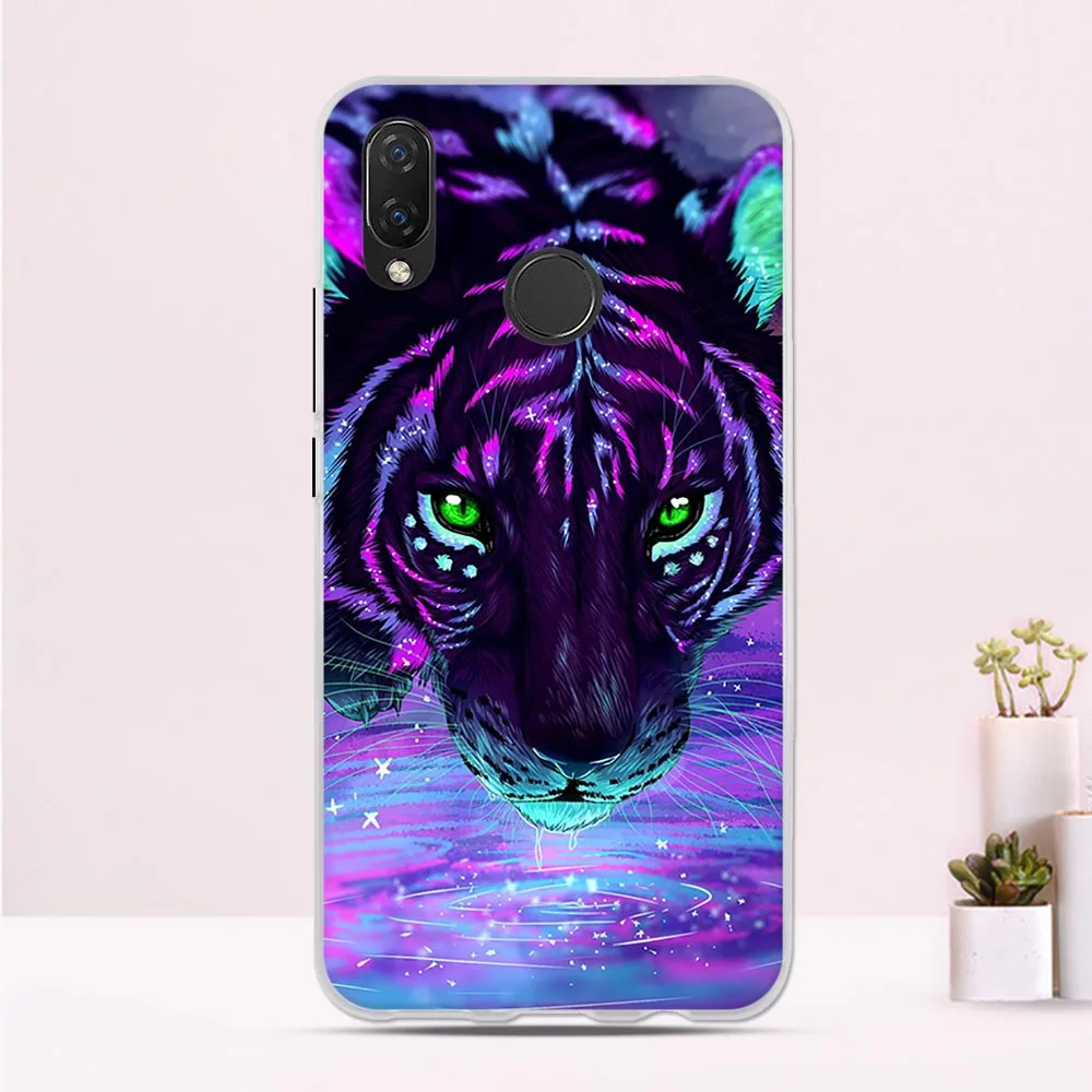 For Huawei Nova 3i Case Cover Silicone housing P Smart+ Back Protective bumper Smart Plus 6.3&quot | Мобильные телефоны и