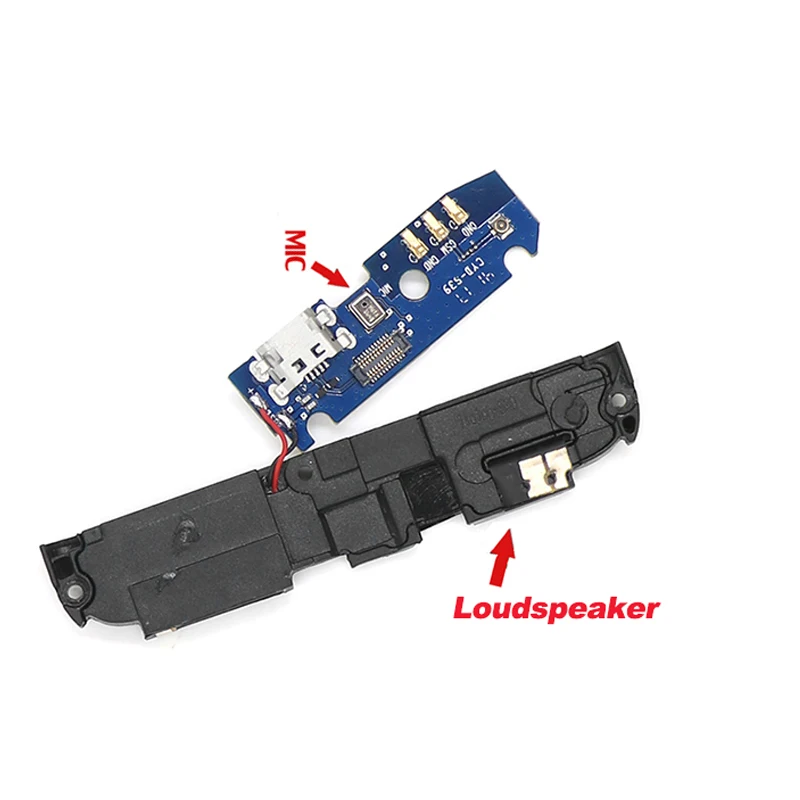 

Original USB Plug Port Charge Board+Loudspeaker Buzzer Ringer+Microphone For Oukitel K5 Phone.Used