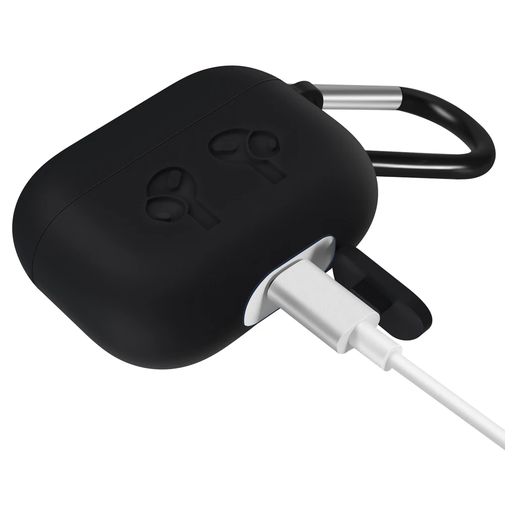 Силиконовый чехол защитный для Apple Airpods pro TWS Bluetooth наушники мягкий силиконовый